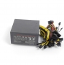 Блок питания ATX 1600Вт SD-1600W (24pin,8pin,PCI-E 2+6pin x6, IDE x6, SATA x4) PS/2, PFC, R-Senda